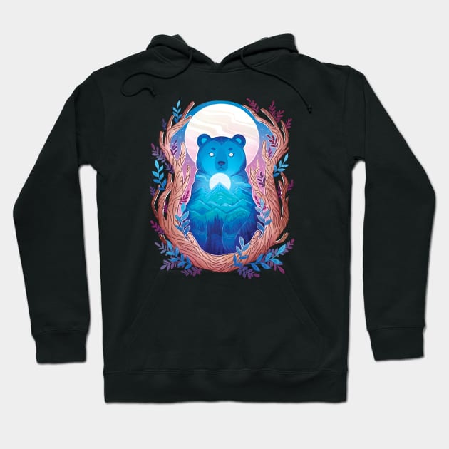 Moon Bear Hoodie by MichelleScribbles